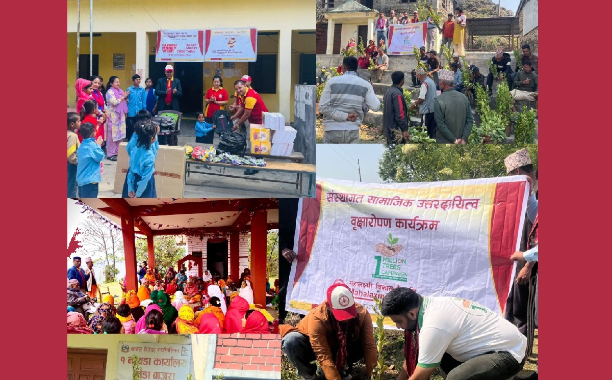Mahalaxmi Bikas Bank conducts CSR programs