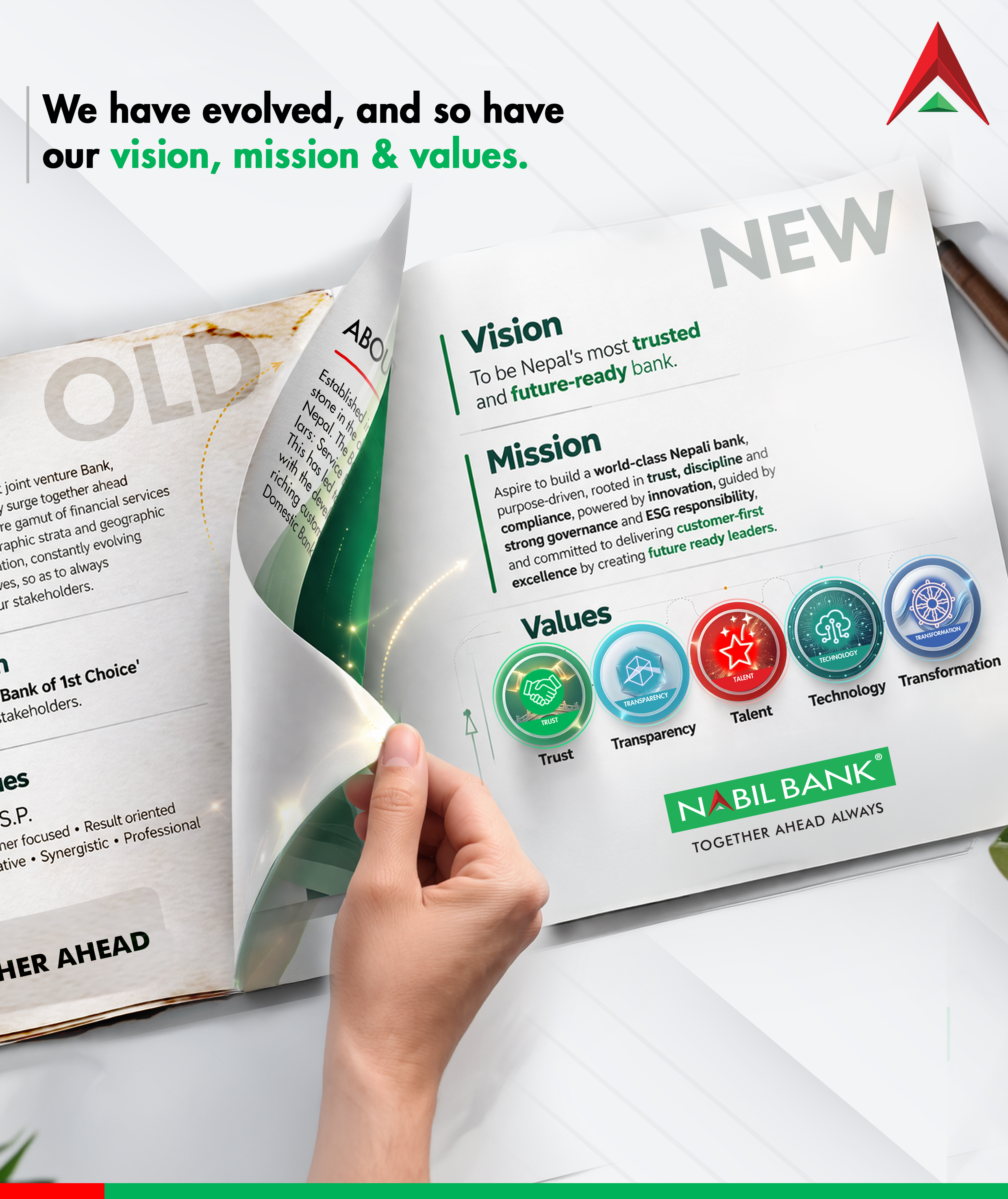Nabil Bank marks New Year with redefined vision, mission and values