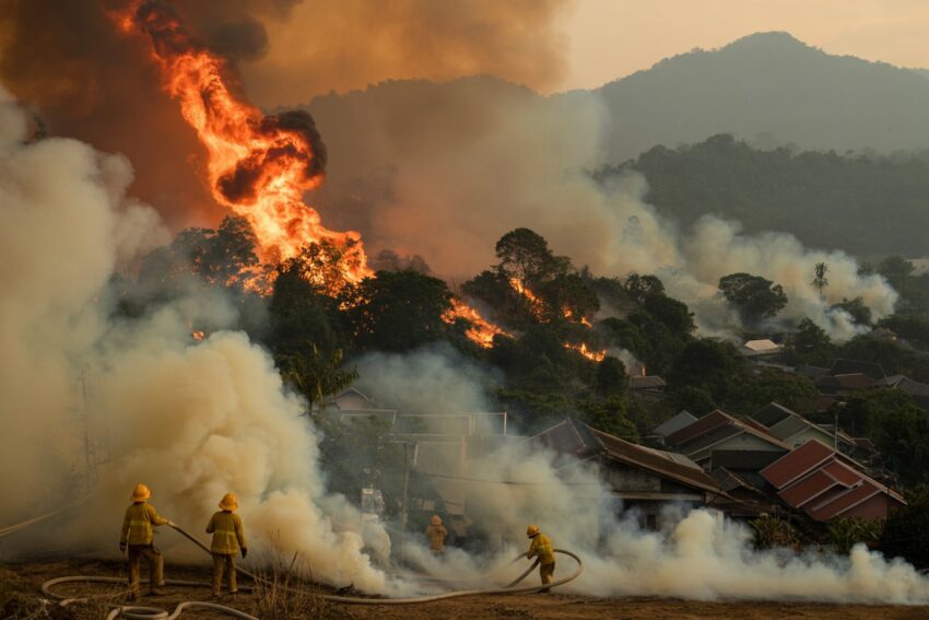 Toxic air grips Northern Thailand as wildfires surge, health alert issued