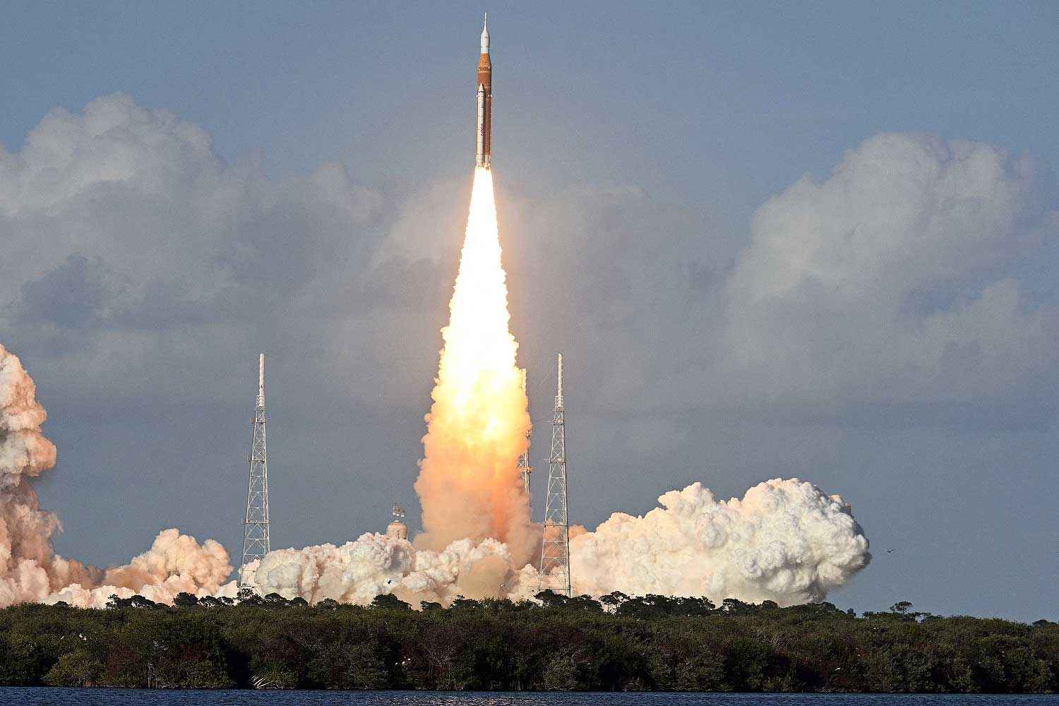 ‘We go for all humanity’ – emotional moment as Artemis II blasts off