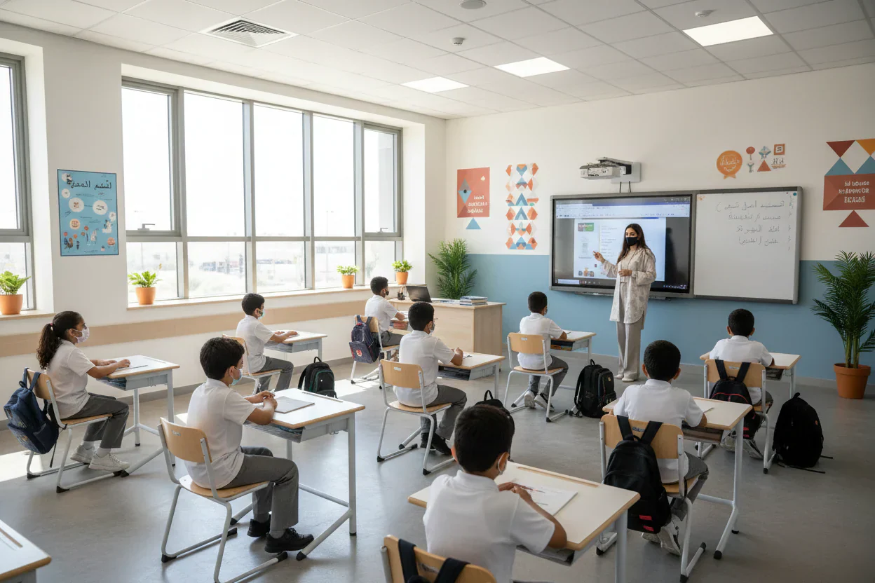 UAE students return to classrooms after prolonged distance learning