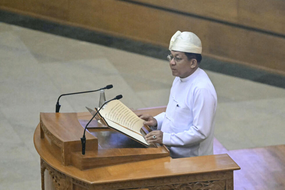 Min Aung Hlaing sworn in as Myanmar President