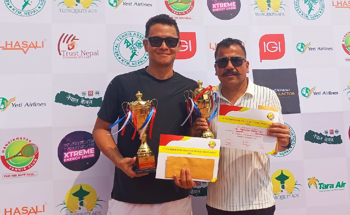 Mandikhatar Amateur Tennis 2026 concludes; Giri–Gurung win doubles title