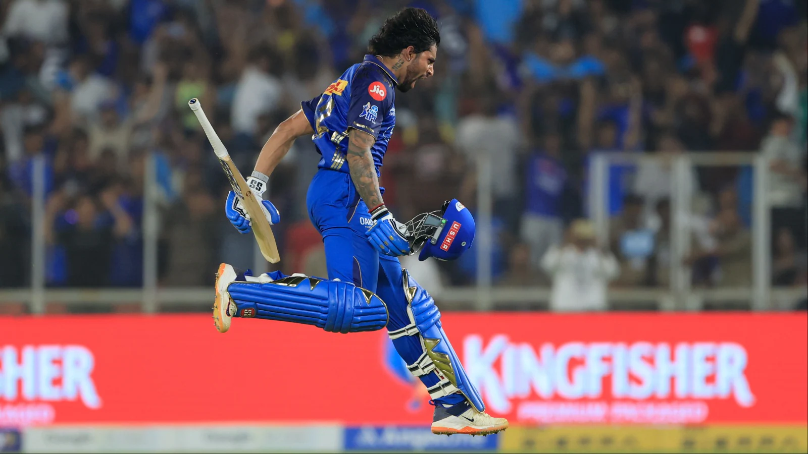 Tilak Varma century powers Mumbai Indians to 99-run win over Gujarat Titans