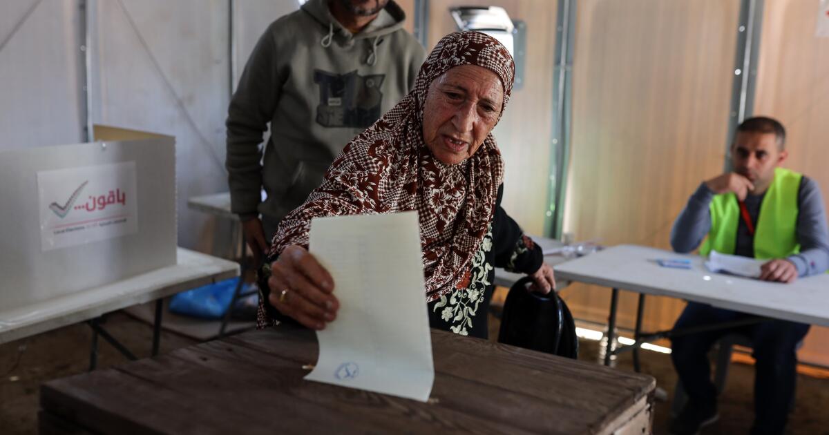 Palestinian local elections conclude amid challenges in West Bank & Gaza