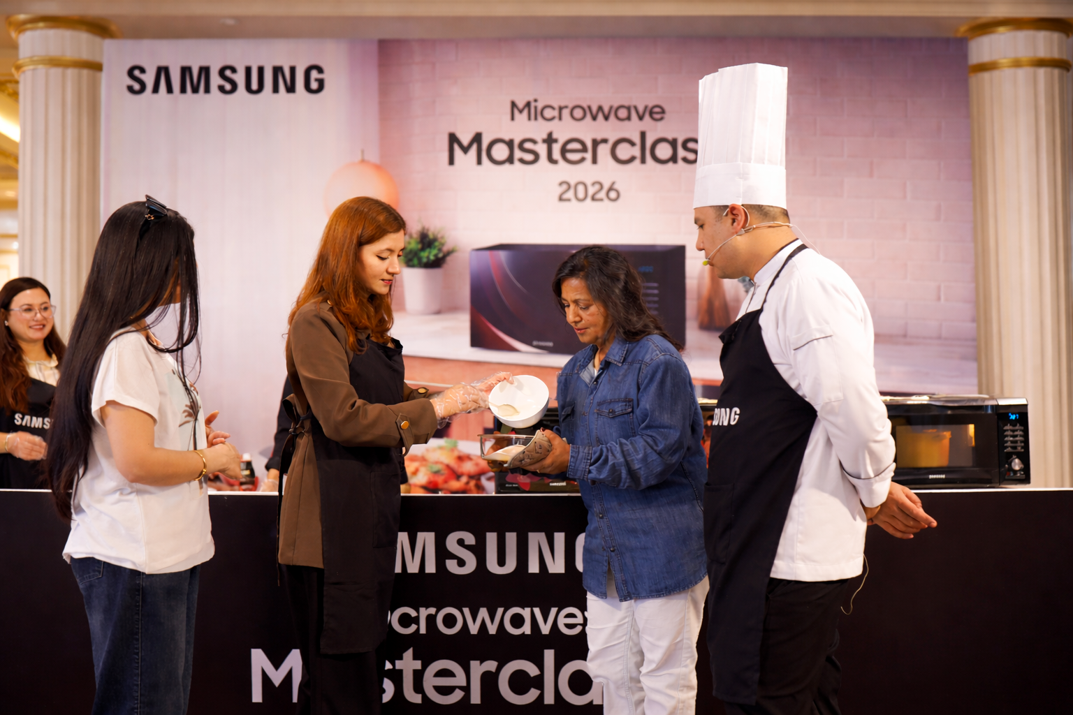 Samsung Nepal hosts microwave masterclass with their convenient range of microwave lineup
