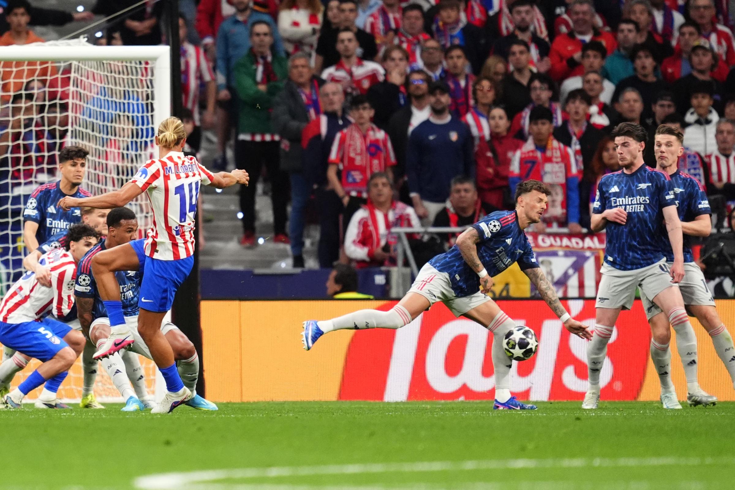 Arsenal held by Atletico as VAR drama denies late winner