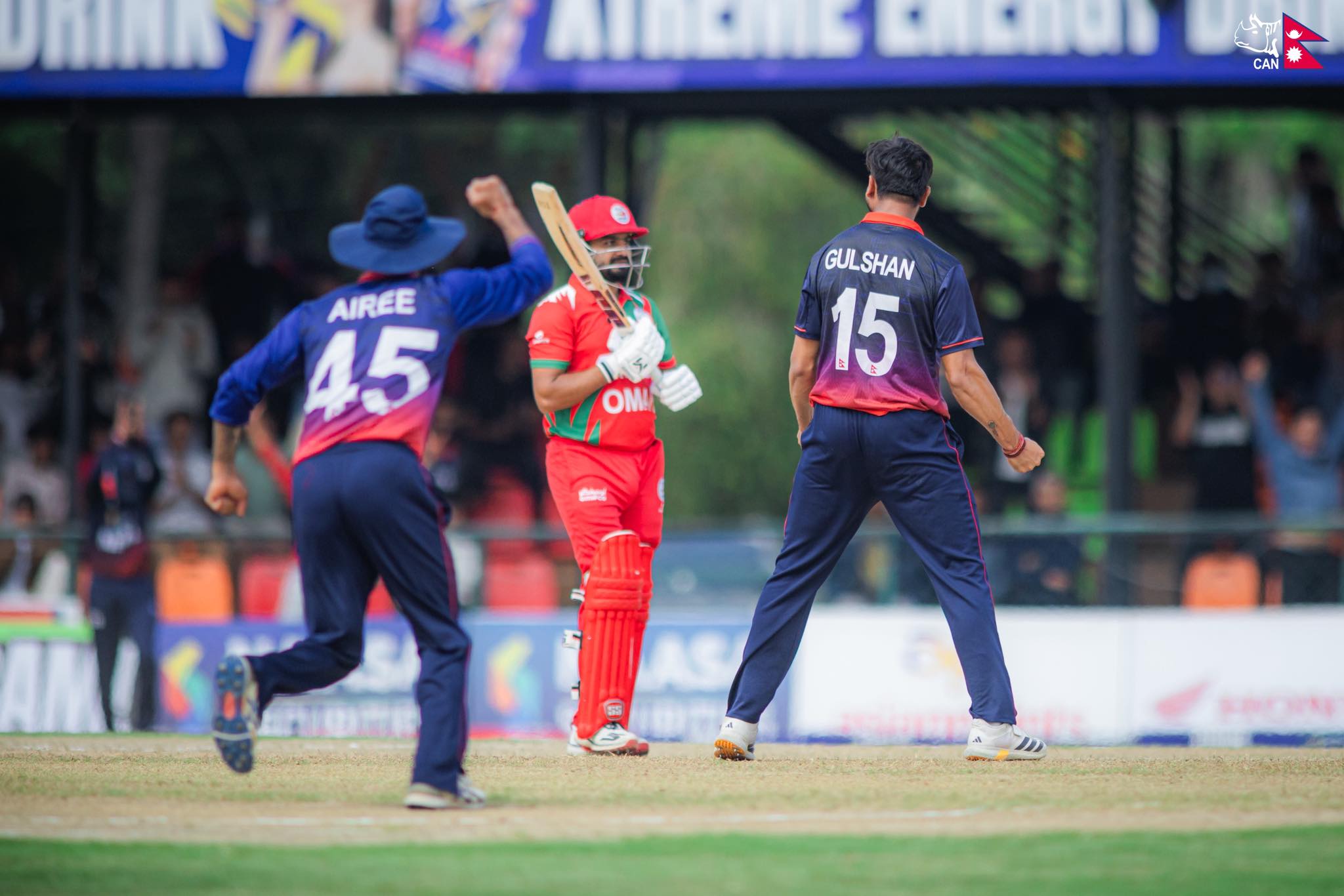 Nepal crushes Oman by 81 runs (photos)