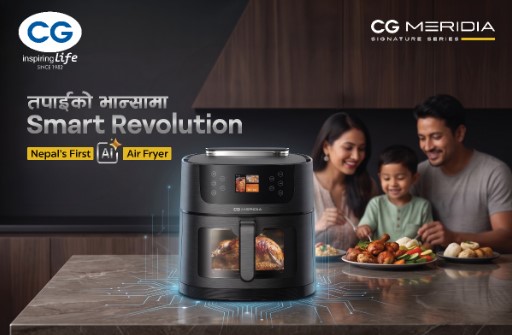 CG Meridia AI Smart Air Fryer becomes a kitchen essential in Nepal within 6 months