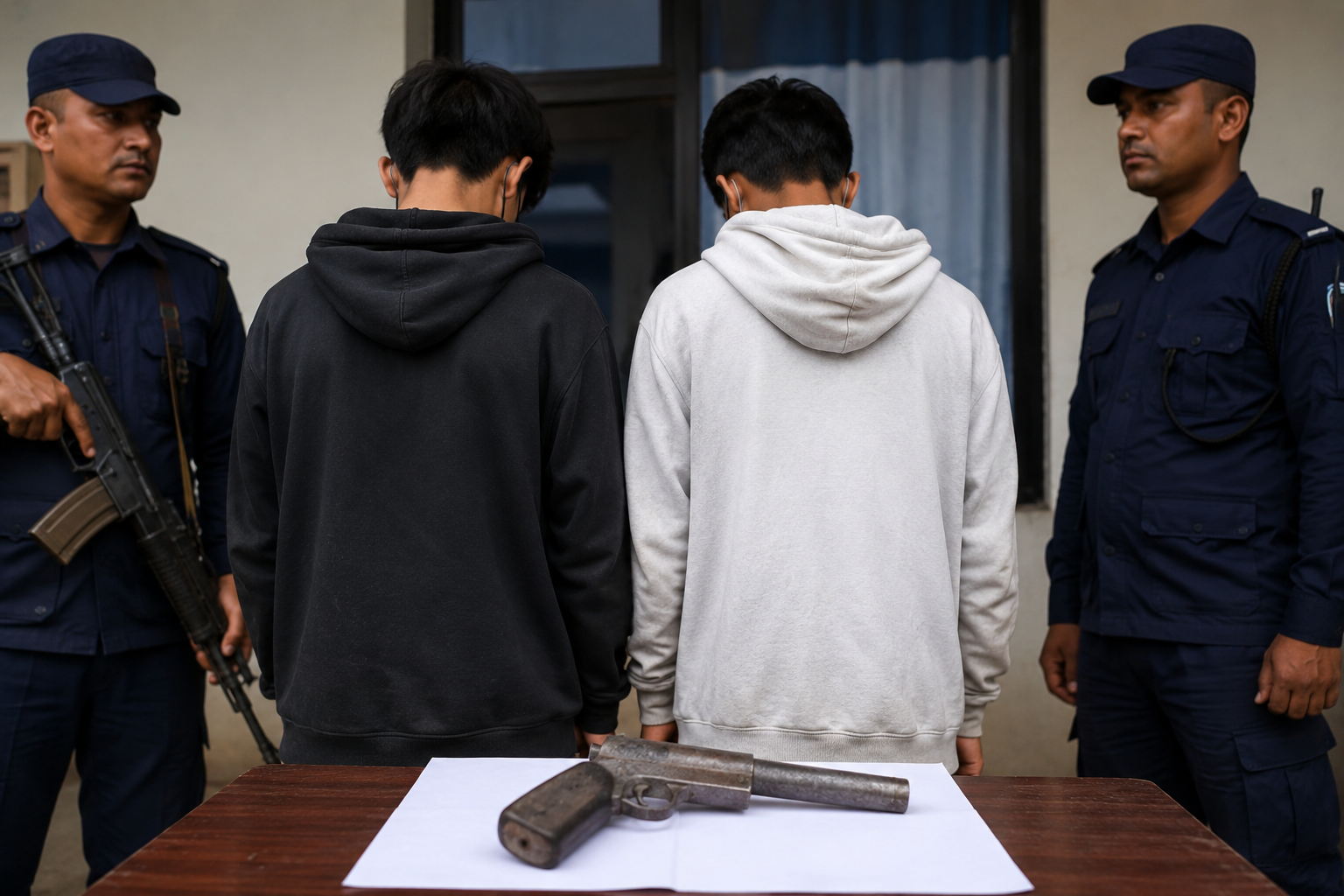 Two teens detained over TikTok gun video