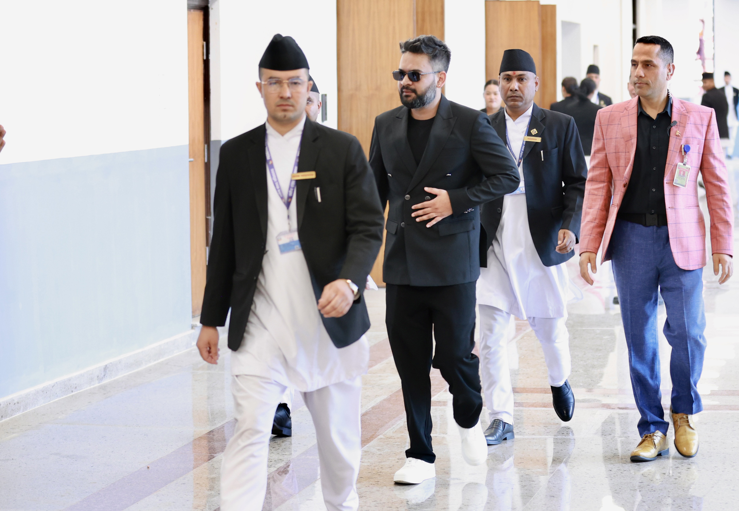 PM Balen Shah leaves House after answering MPs’ questions