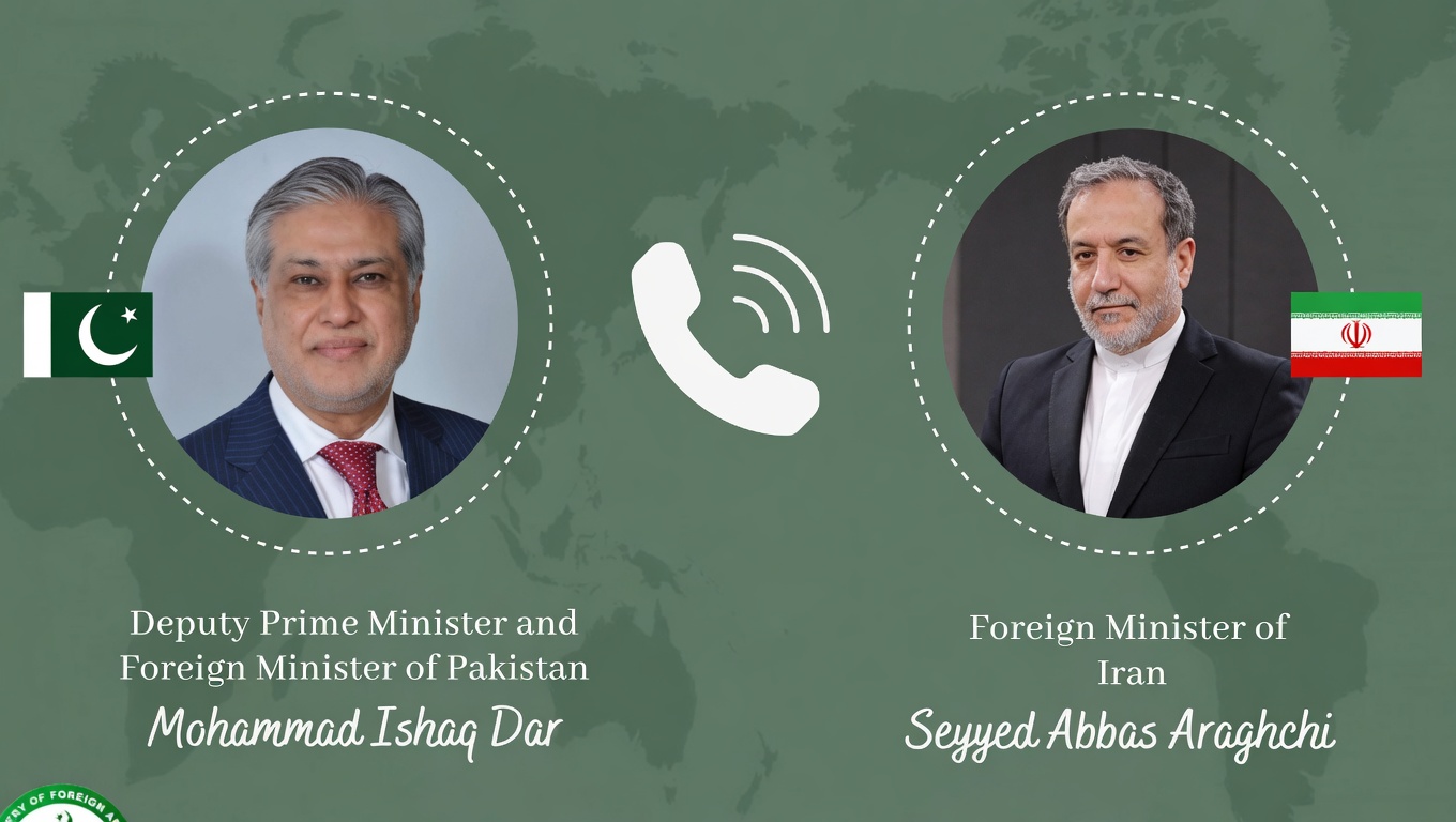Pakistan, Iran FMs hold talks on regional tensions & peace efforts