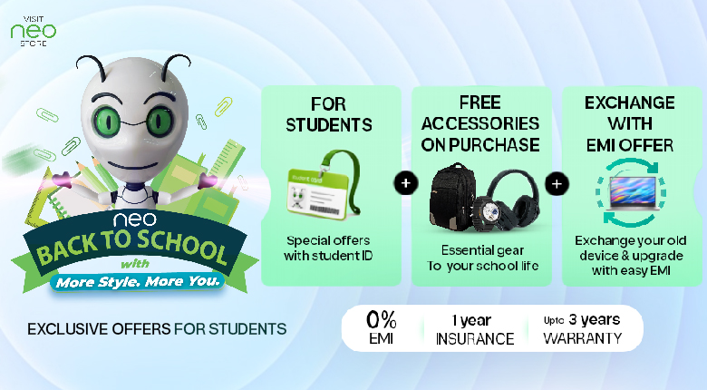 Neo Store launches “Back to School” offer for students