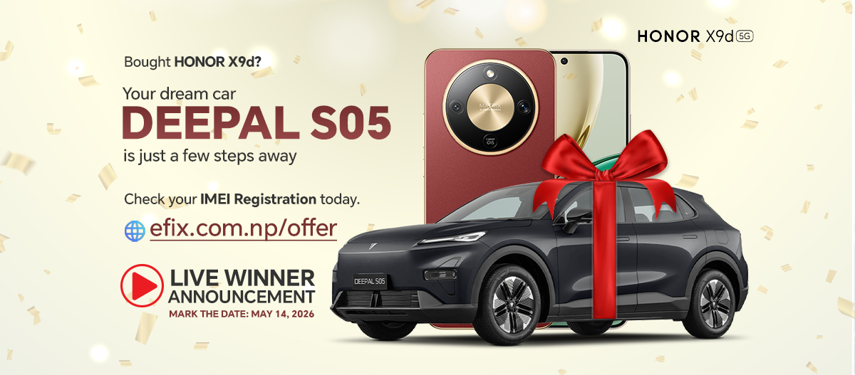 Honor X9d users to win Deepal S05 on May 14, 2026 giveaway live!