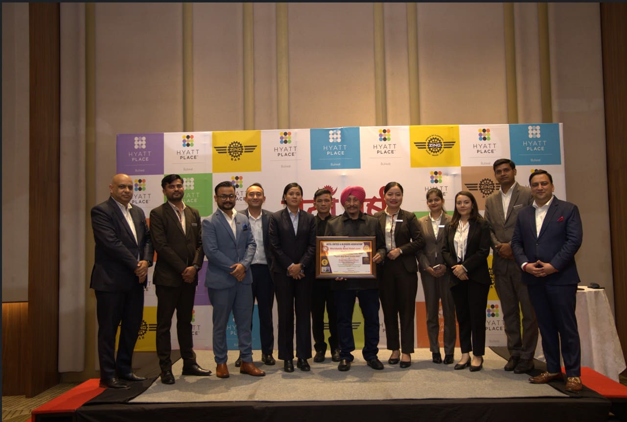 Hyatt Place Butwal became recipients of Triple Honors