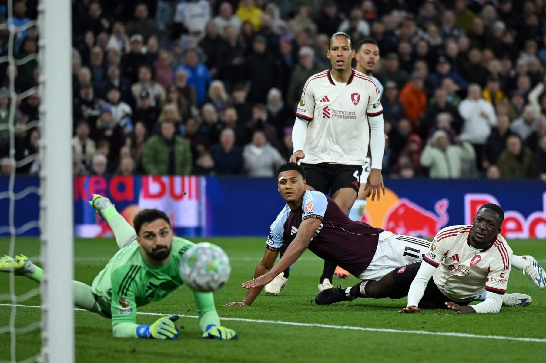 Aston Villa beat Liverpool 4-2 to seal Champions League spot
