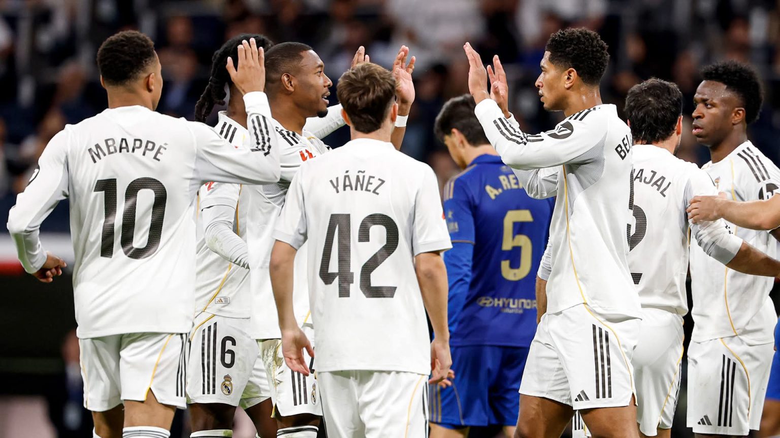 Real Madrid beat Real Oviedo 2-0 to return to winning ways