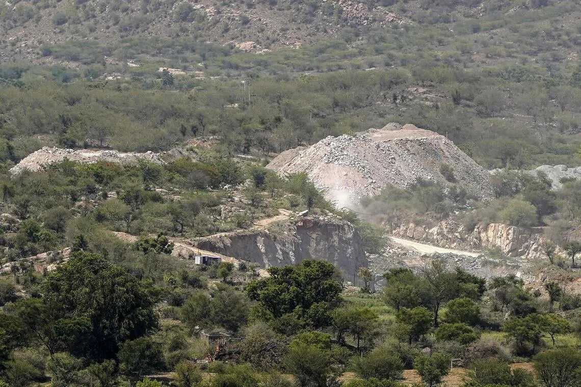 Mining turns India’s heat-shield hills to dust