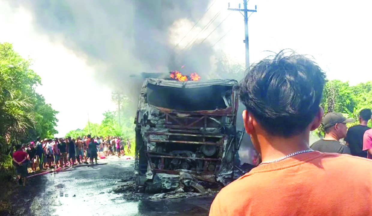 16 killed in bus–tanker collision in Indonesia’s Sumatra