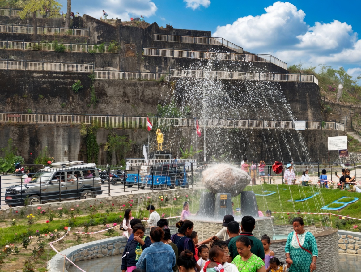 Once barren land, now bustling park draws domestic & foreign visitors