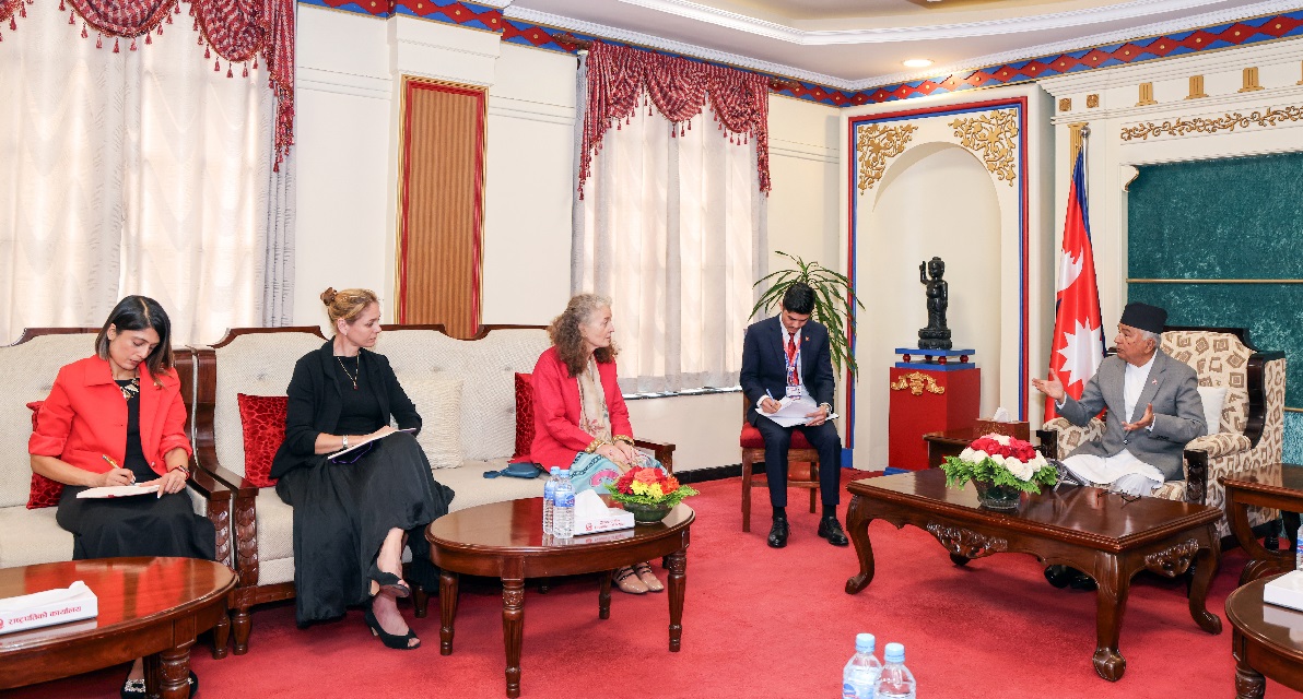 UN Resident Coordinator Yahia calls on President Paudel