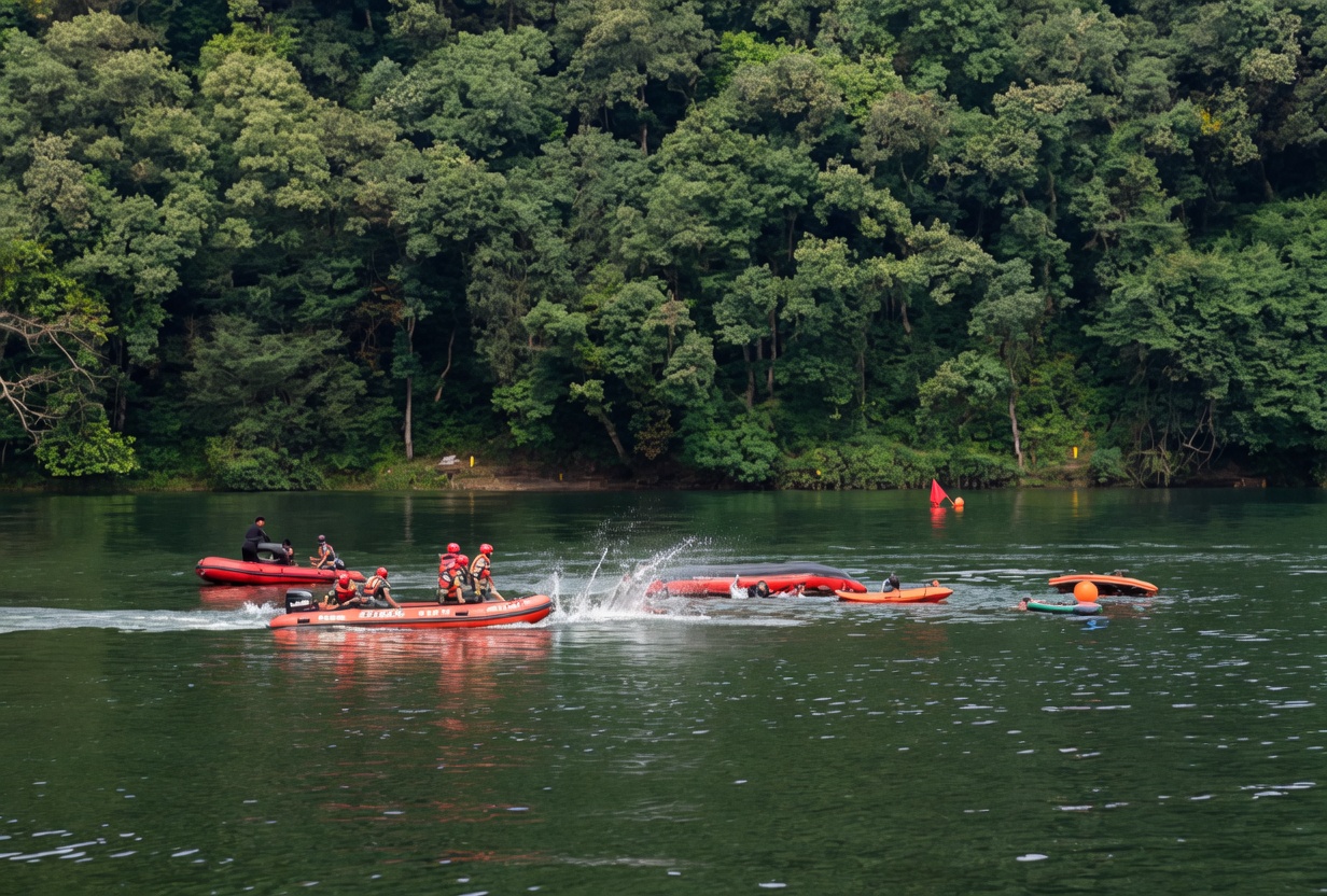 Phewa Lake rescue drill boosts monsoon preparedness
