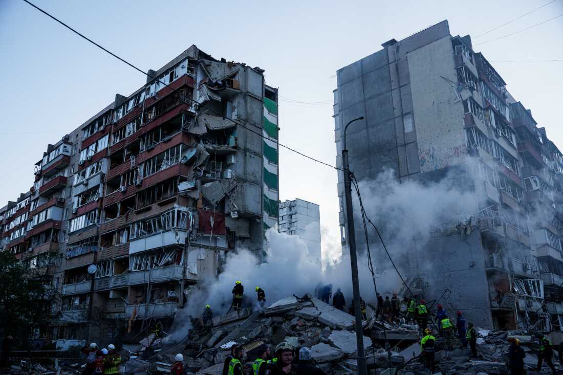 Russian missile & drone strike on Kyiv kills 24, including children