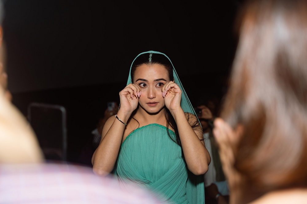 Swastima Khadka breaks down at ‘Lalibazar’ premiere