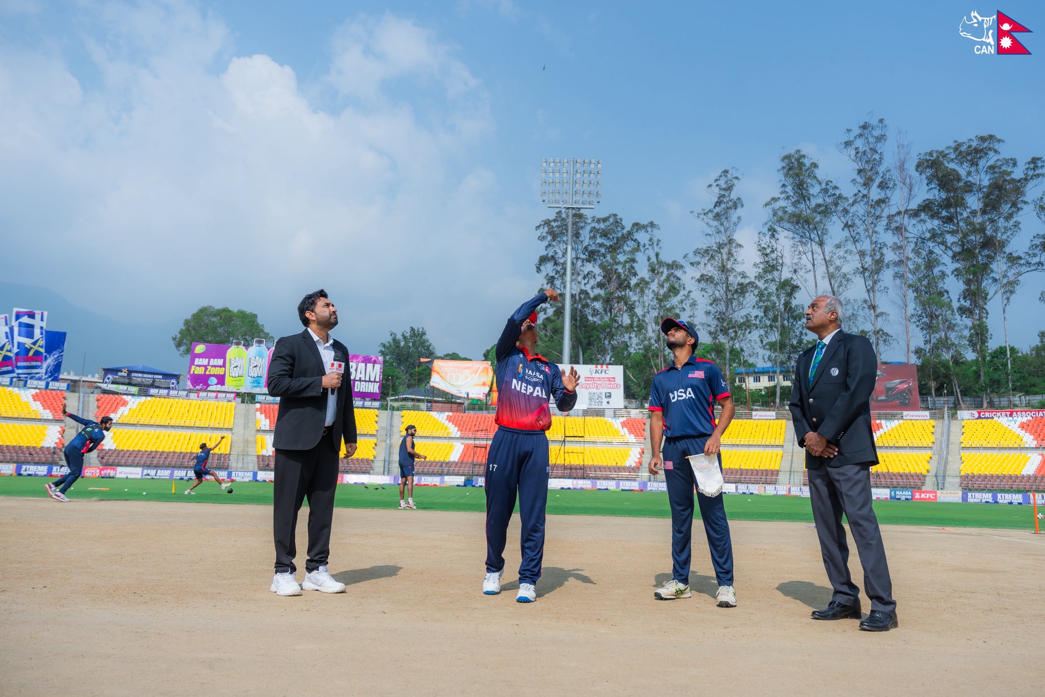 ICC League 2: USA wins toss, elects to bat first against Nepal