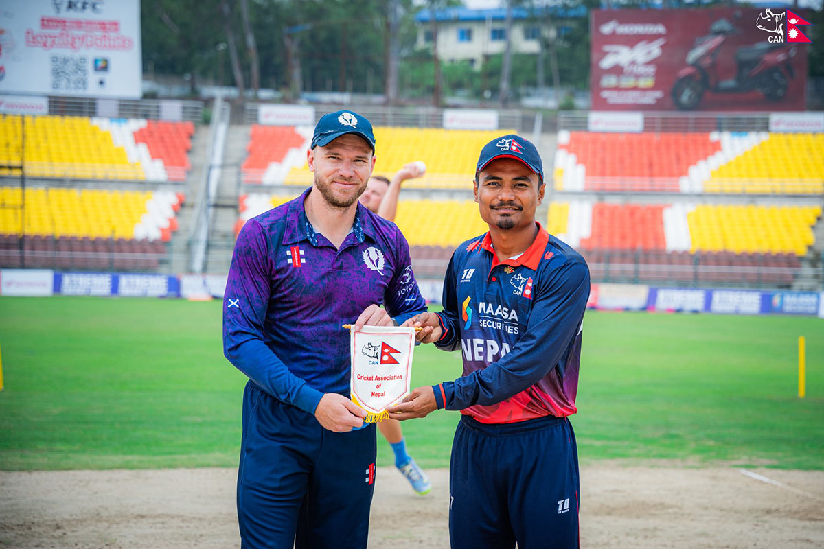 Cricket World Cup League 2: Nepal facing Scotland today