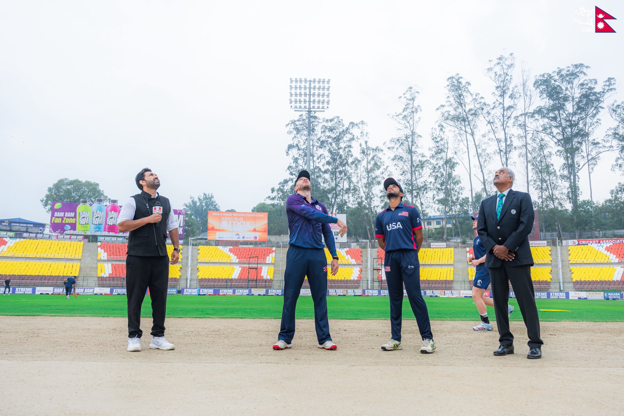 ICC World Cup Cricket League 2: Scotland batting first winning the toss