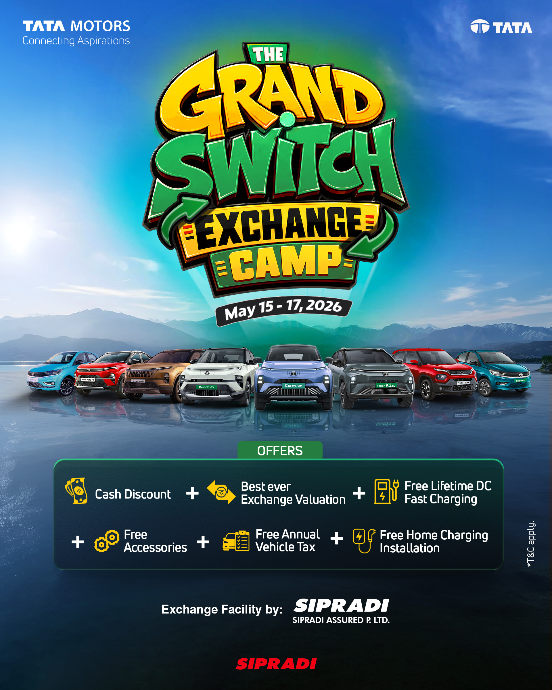 Tata Motors launches ‘Grand Switch Exchange Camp’ from today