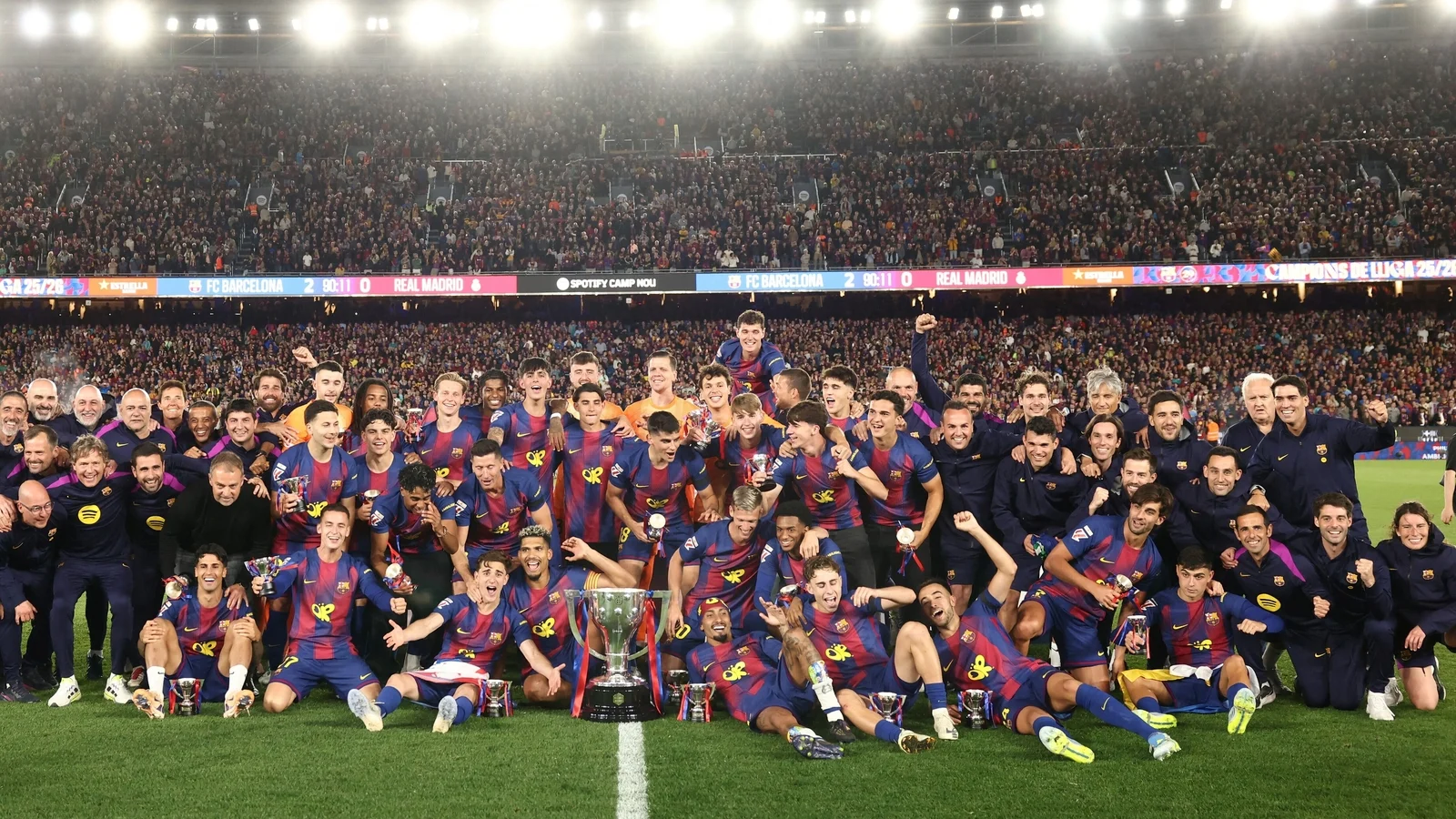 Barcelona clinch La Liga title with El Clasico win over Real Madrid