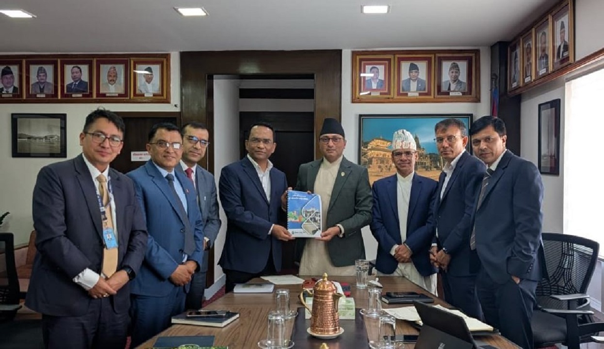 NRB’s budget review report presented to Finance Minister