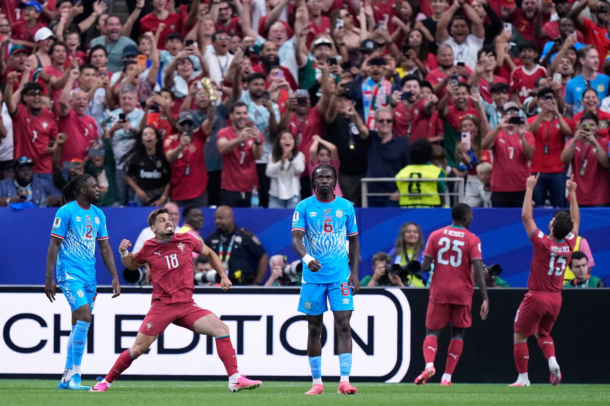 Portugal held to 1-1 draw by Congo