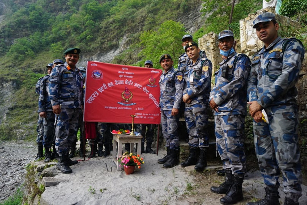 Police BOP set up at disputed border between Bajura & Humla