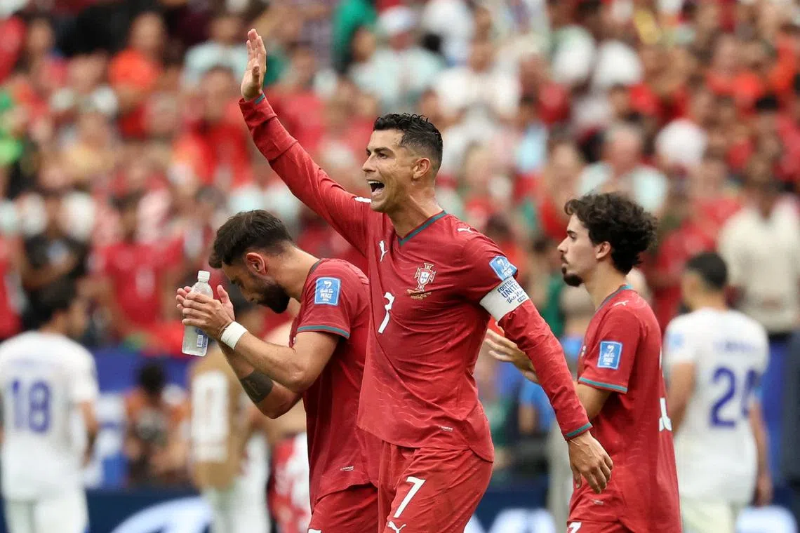 Ronaldo double fires Portugal to 5–0 win, makes World Cup history