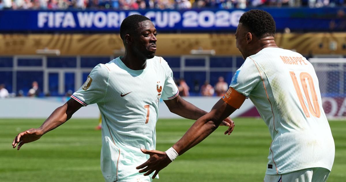 Dembélé hat-trick fires France to Group I glory
