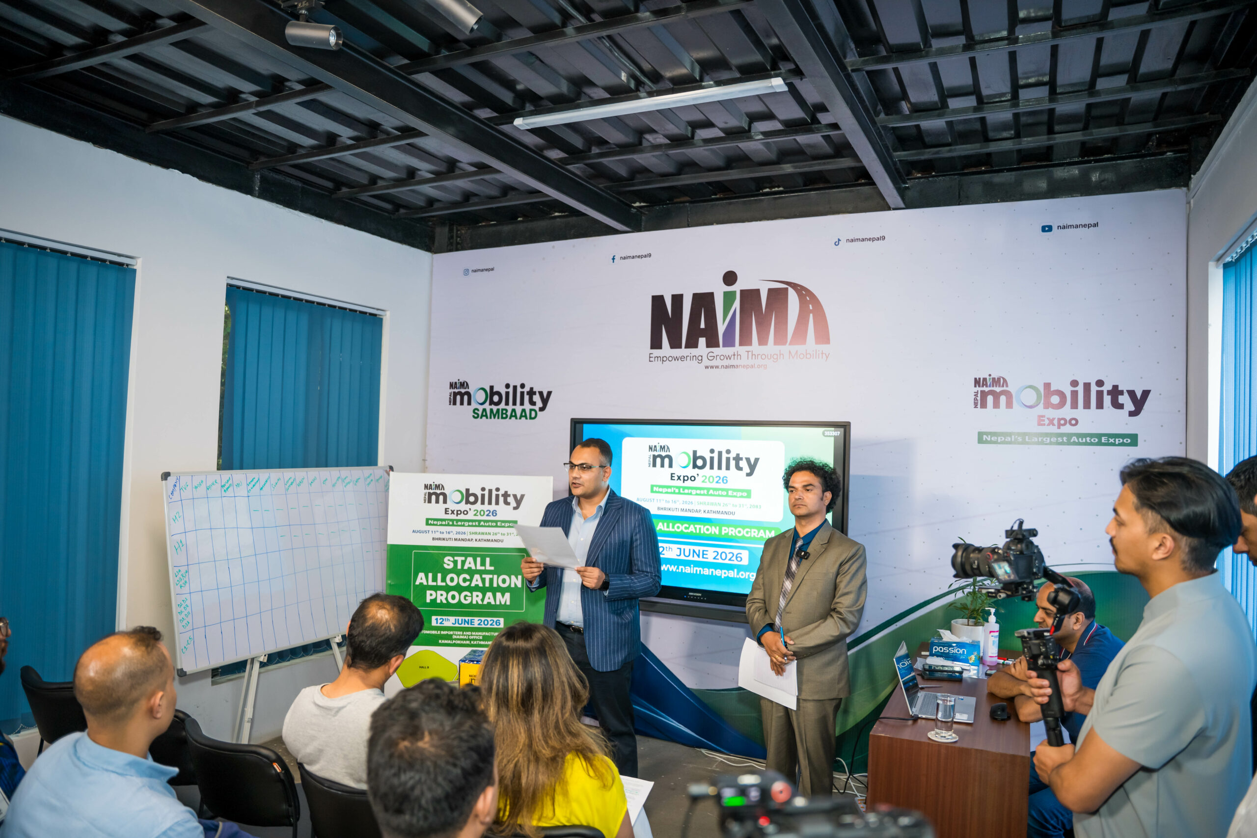 Stall allocation completed for NAIMA Nepal Mobility Expo 2026