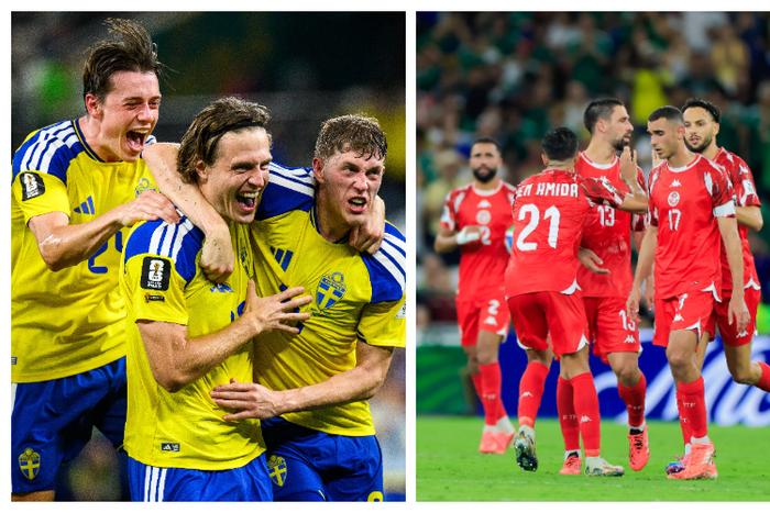 Sweden thrash Tunisia 5-1
