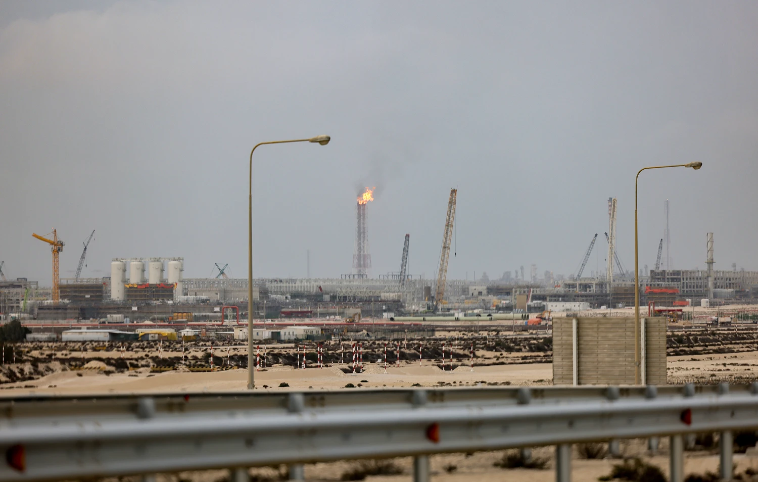 Explosion as Qatar restarts gas export terminal hurts 54 and leaves 18 missing