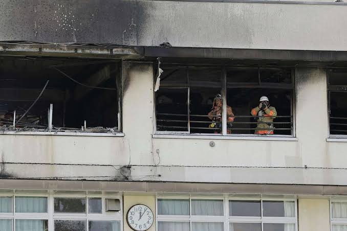 About 300 children and teachers evacuated or rescued after fire breaks out at a Tokyo school