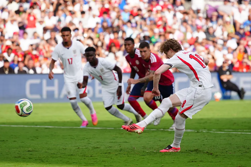 England cruise past Costa Rica 3–0 in final warm-up match before World Cup