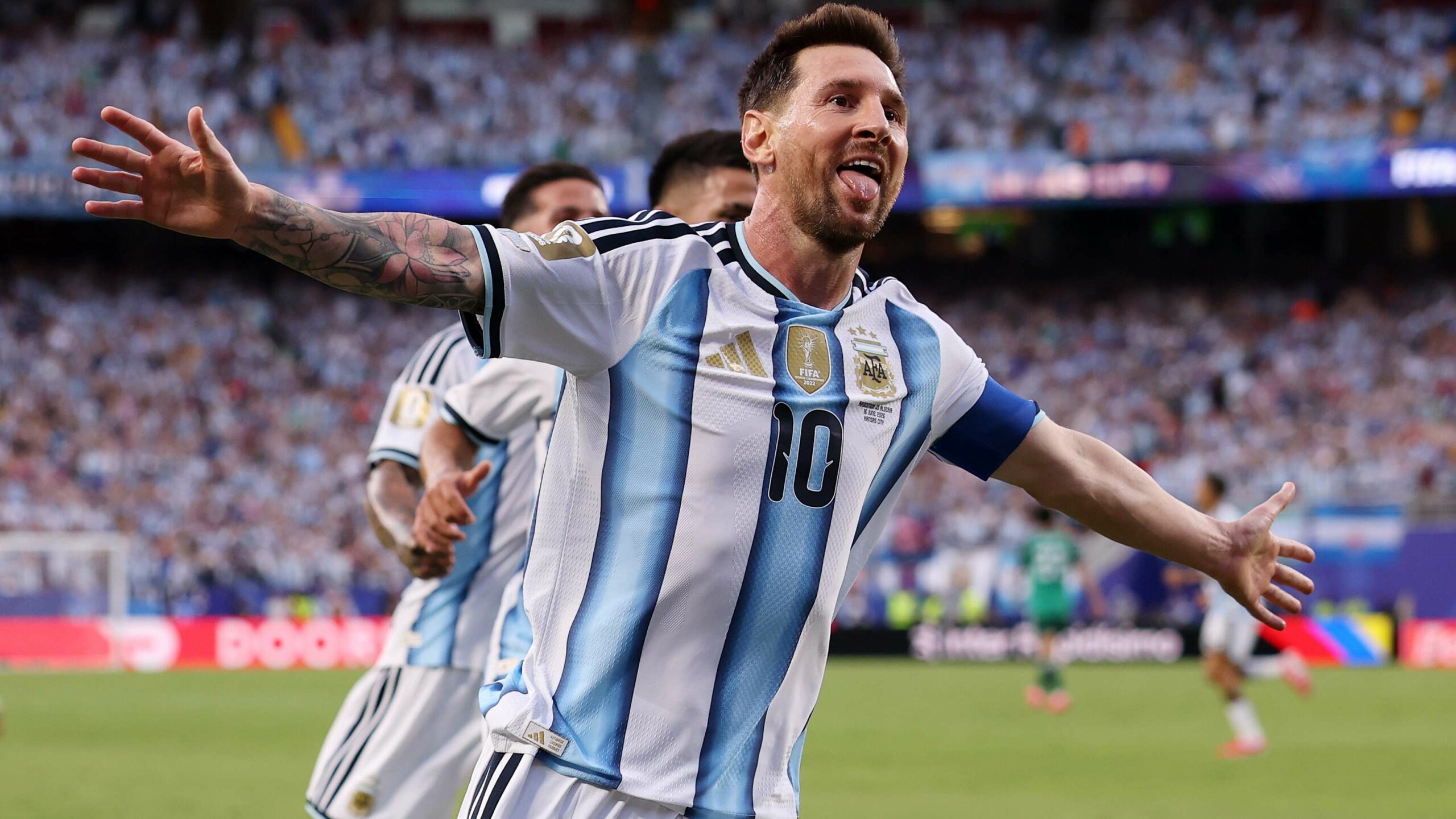 Messi hat-trick fires Argentina to winning World Cup start