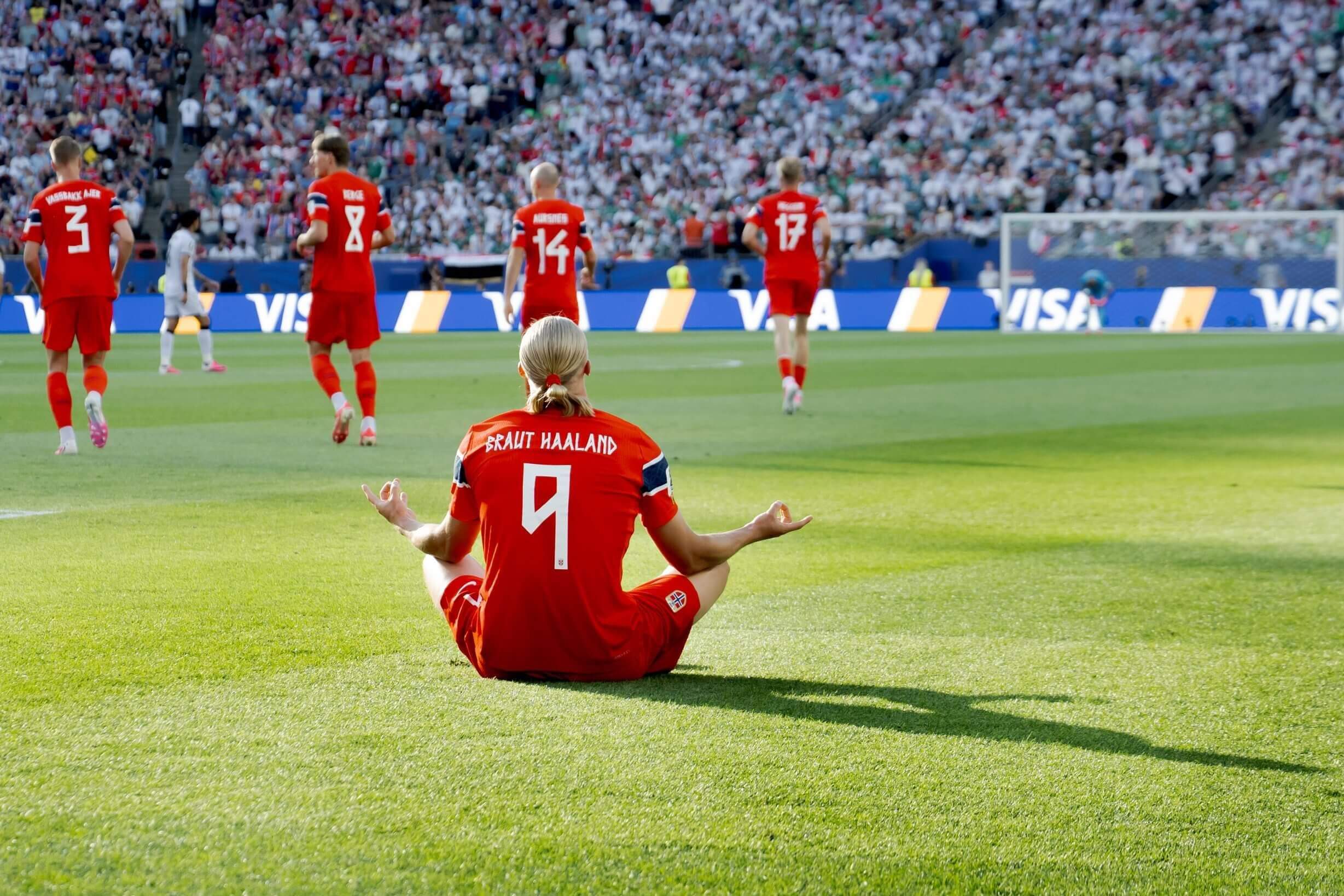 Haaland’s brace fires Norway to 4-1