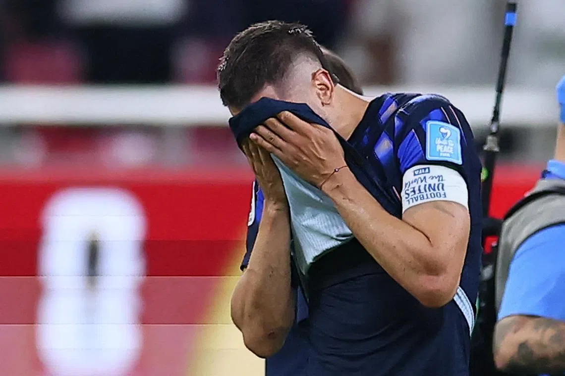 Uruguay eliminated from World Cup after loss to Spain