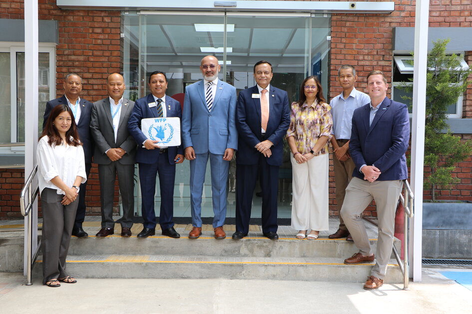 WFP & LCIF scale up locally sourced school meals for children in Nepal