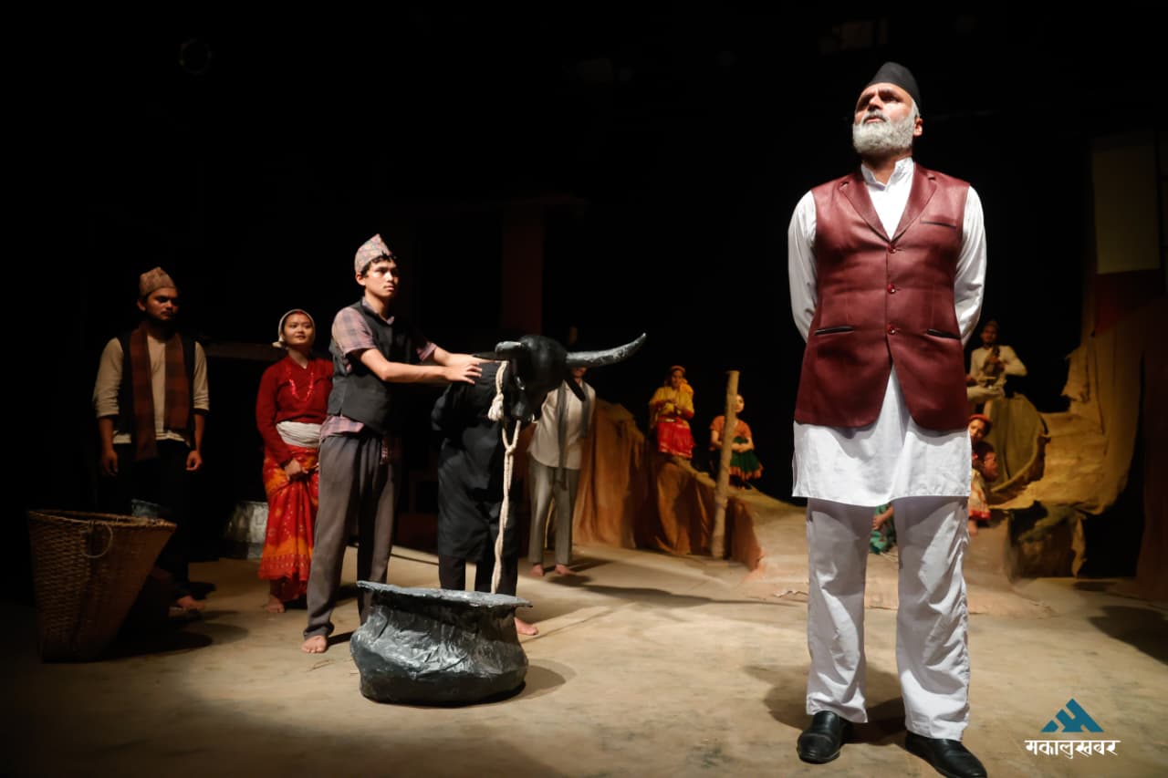 ‘Lahure Bhainsi’ staged at Mandala Theatre (photos)