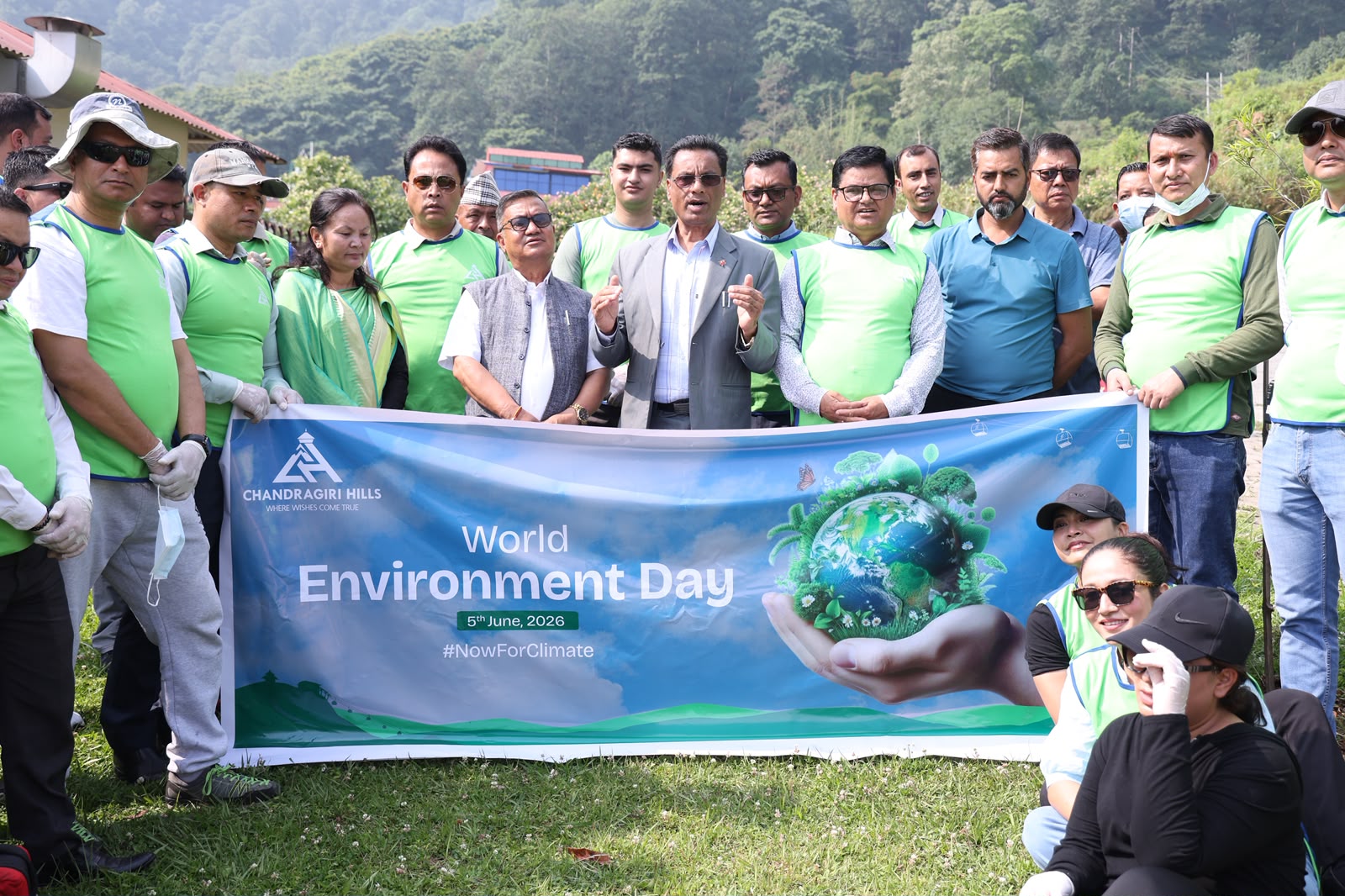 Chandragiri Hills plants 300+ saplings on World Environment Day