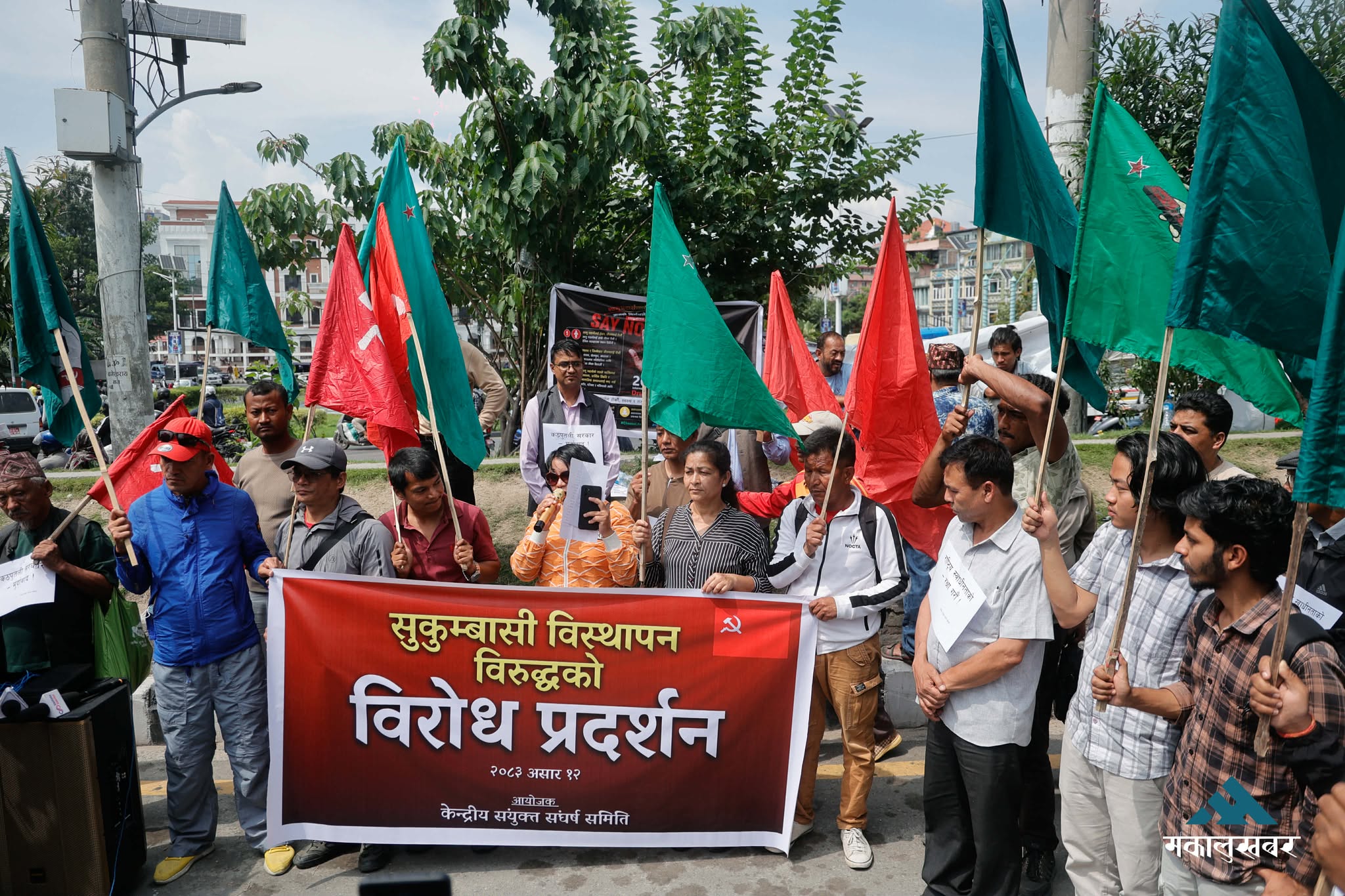 Displaced riverbank settlers intensify protest, demand safe housing (photos)